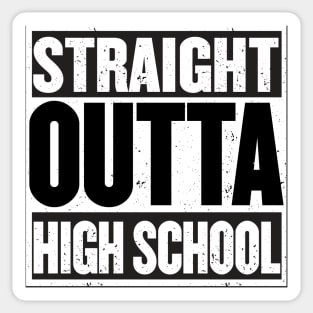 GRADUATION 2017 STRAIGHT OUTTA HIGH SCHOOL GRAD Sticker